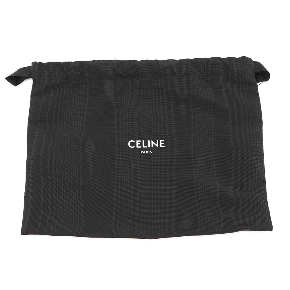 Celine Triomphe Handbag AVA Polyamide Leather White Bag - Picture 12 of 12